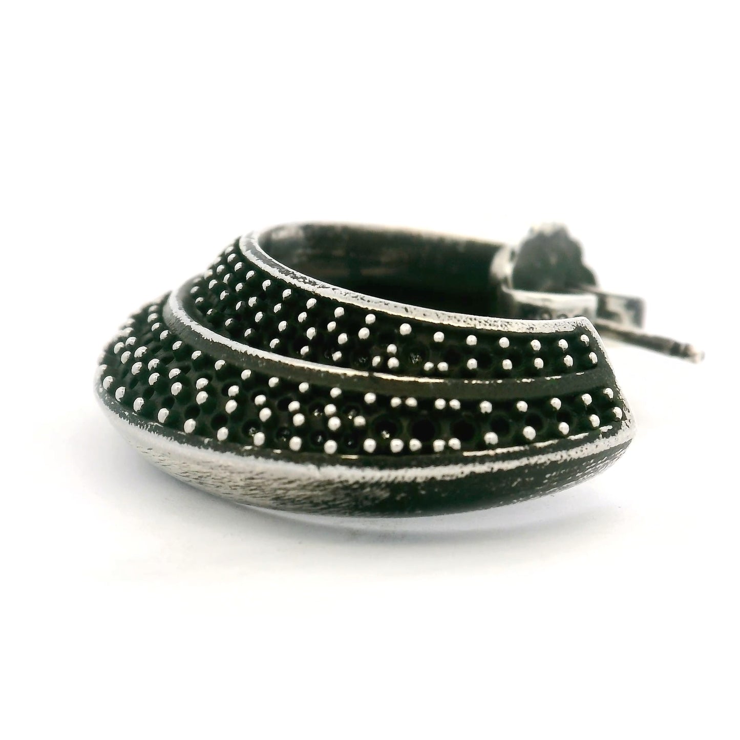 Object B - DOUBLE STACKED PIERCED EARRING