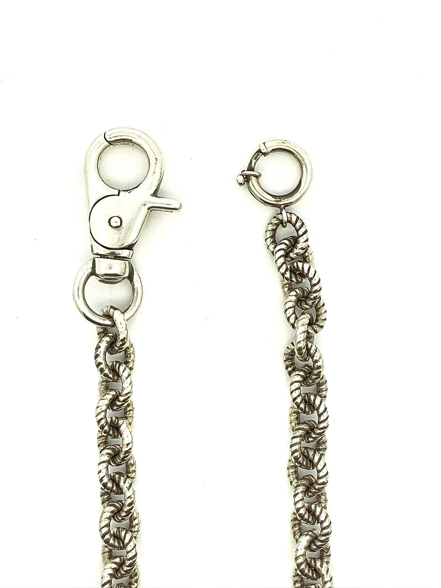 Object B - STERLING SILVER ROPE WALLET CHAIN