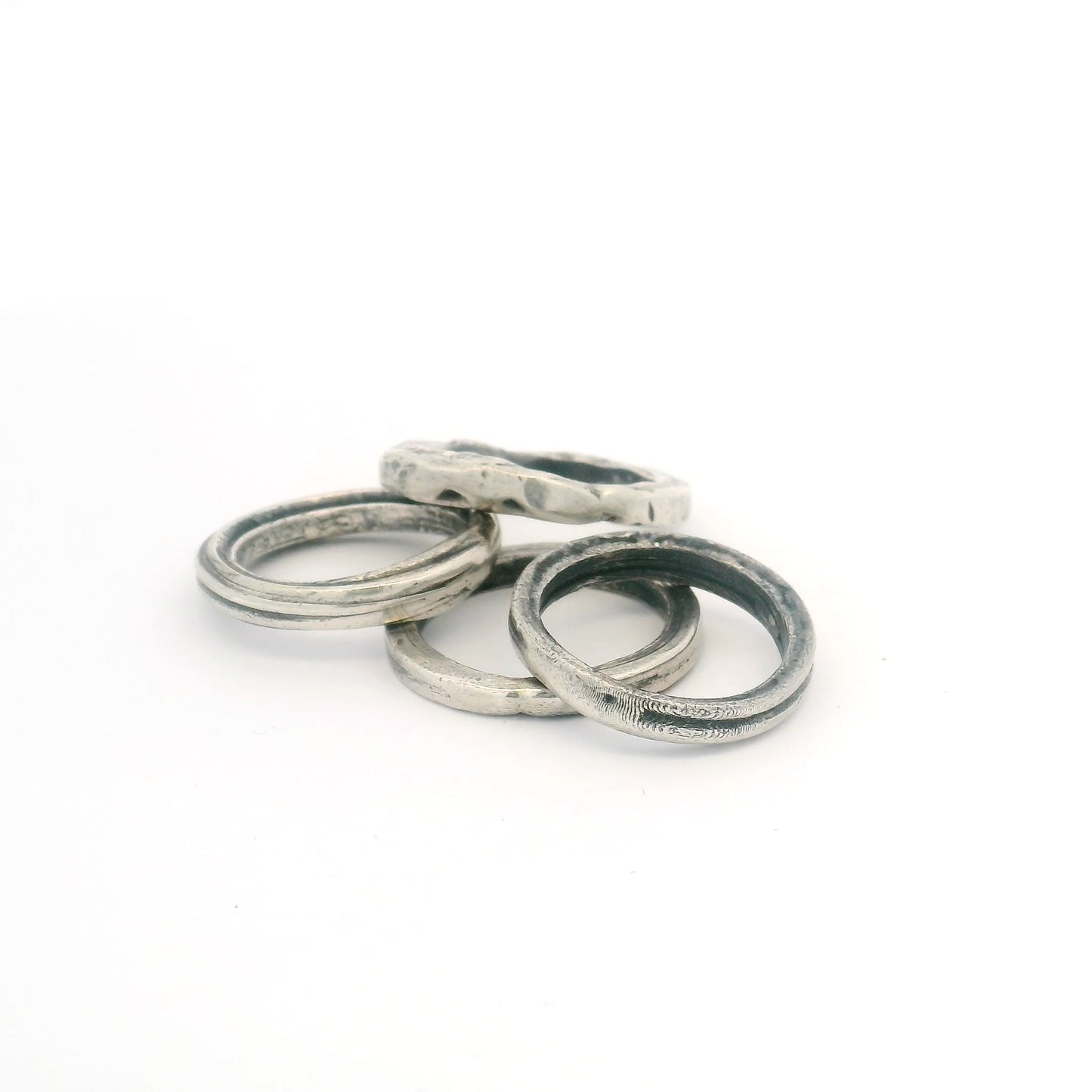 Object B Ring 020 4 PIECE SET - S925