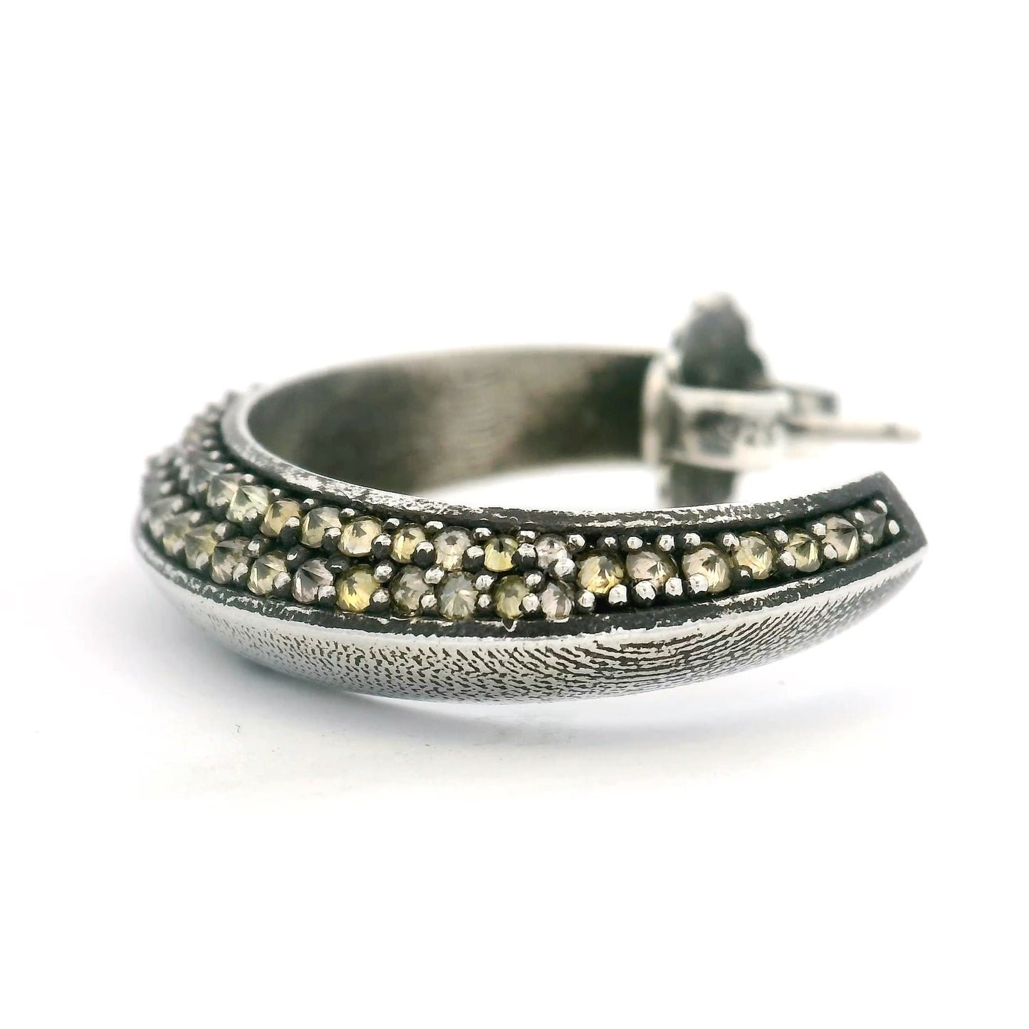 Object B - FANCY NATURAL DIAMOND EARRING