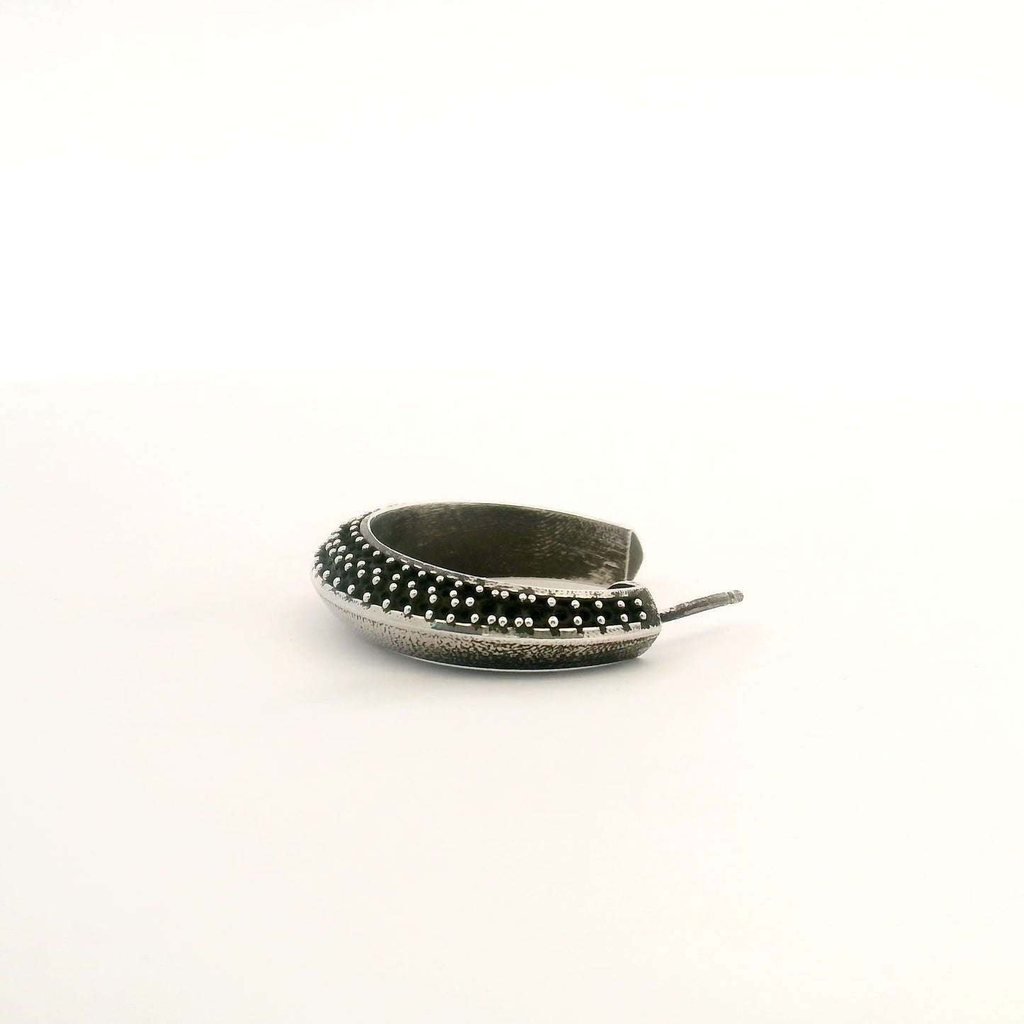 Object B -  J PIERCED EARRING LARGE