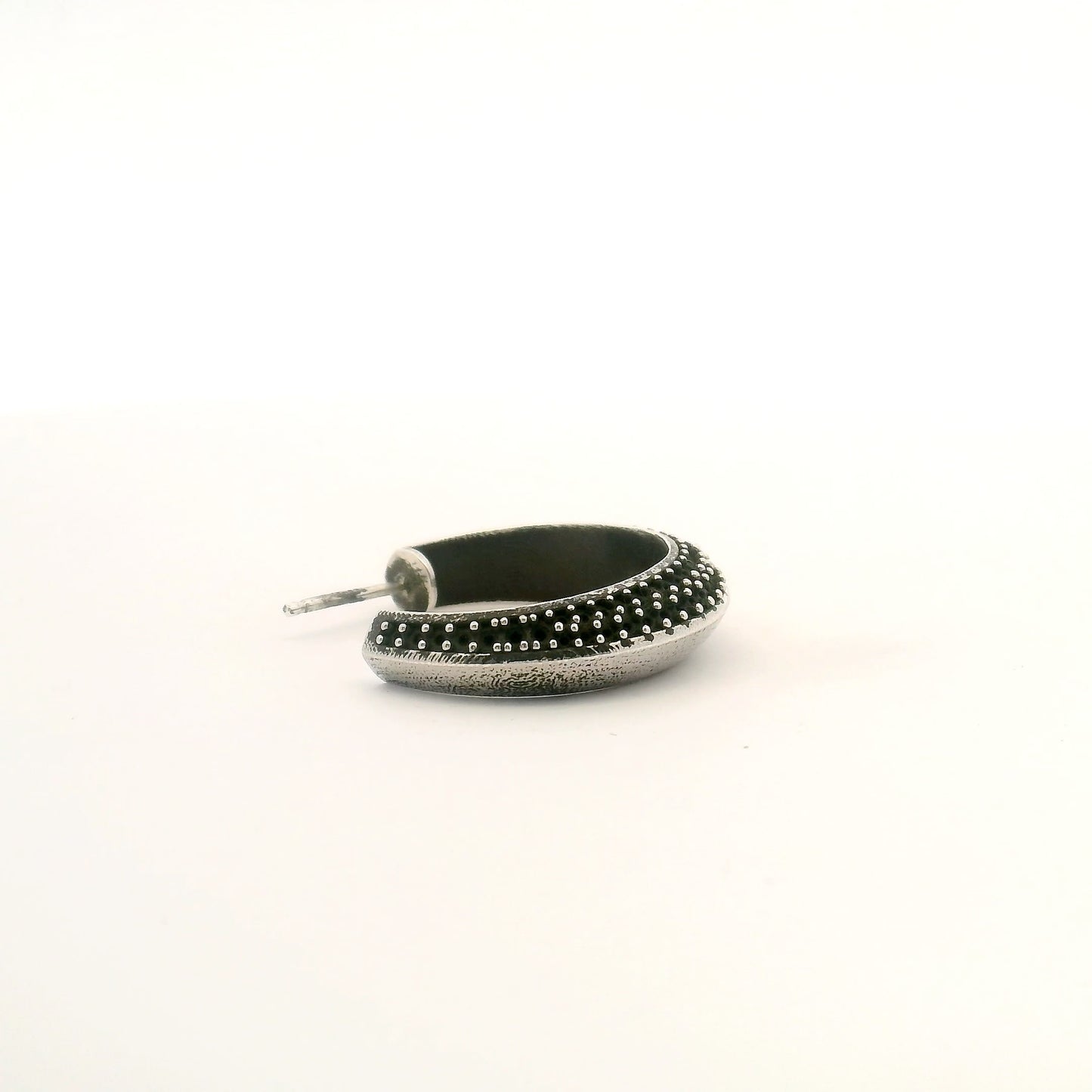 Object B -  J PIERCED EARRING LARGE