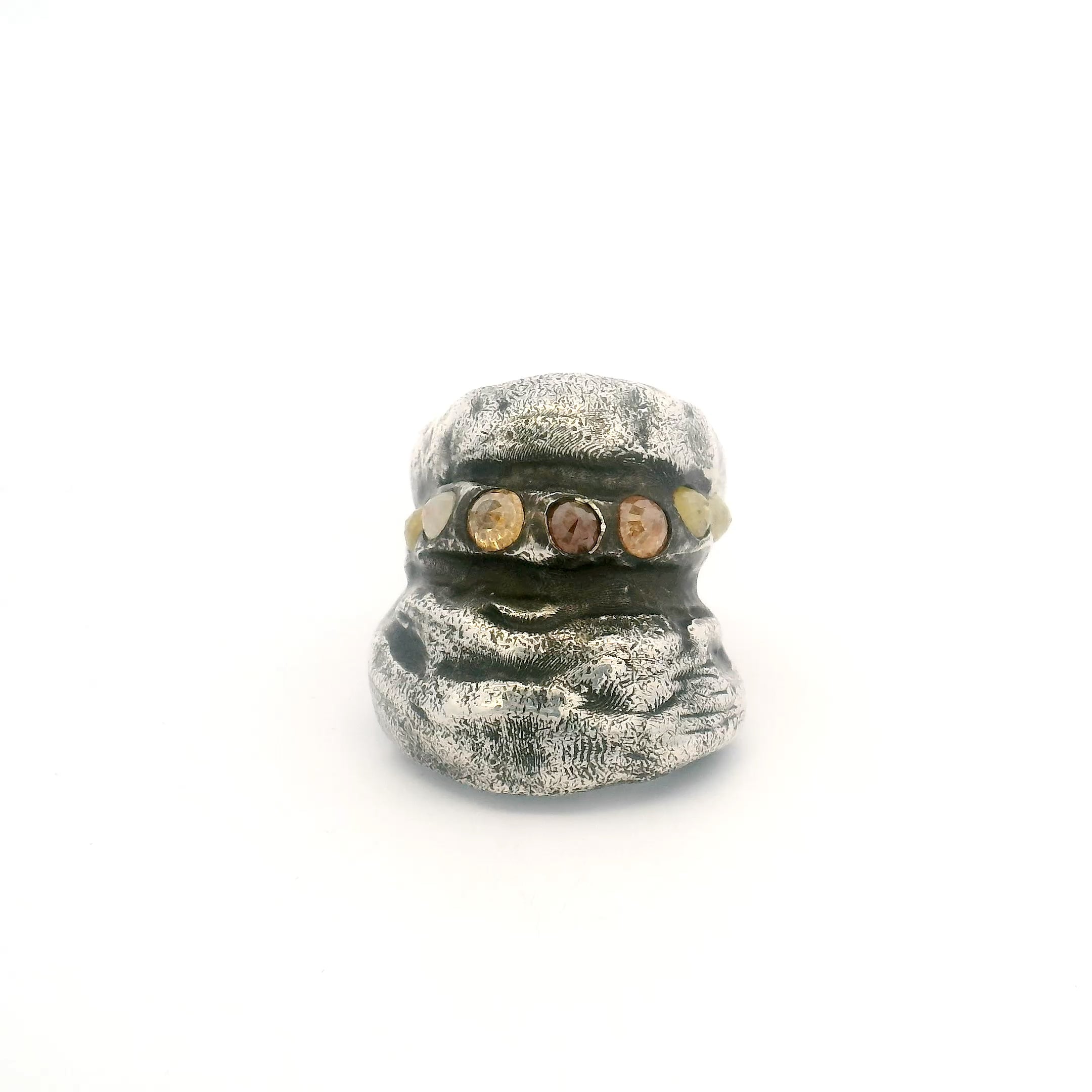 Object B Ring 009 - S925 with Diamonds