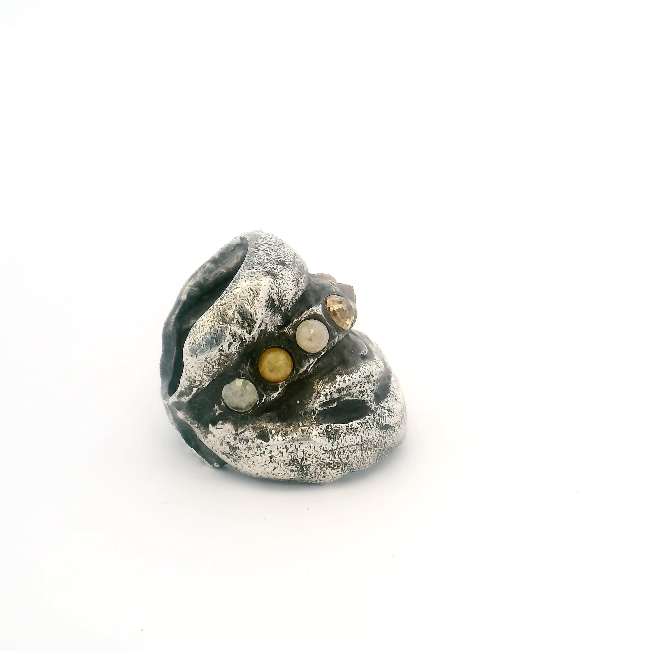 Object B Ring 009 - S925 with Diamonds