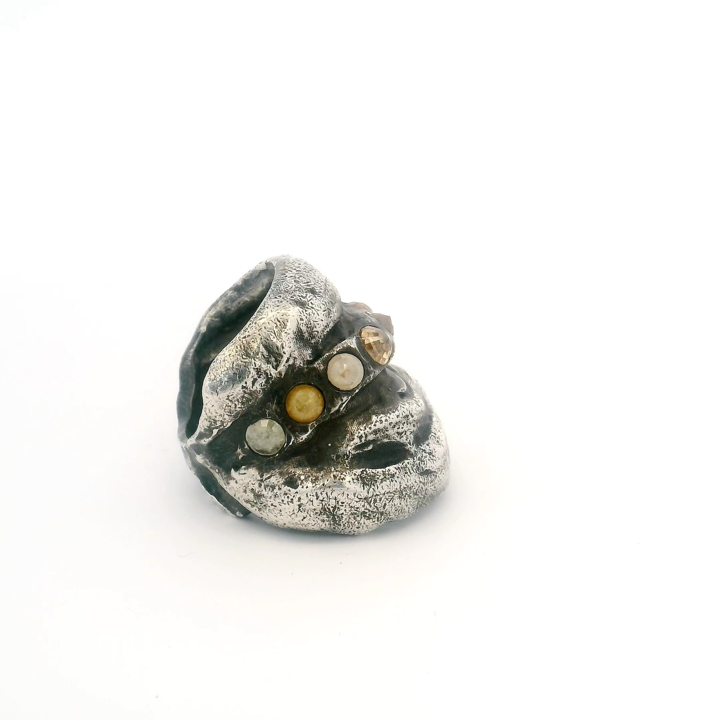 Object B Ring 009 - S925 with Diamonds