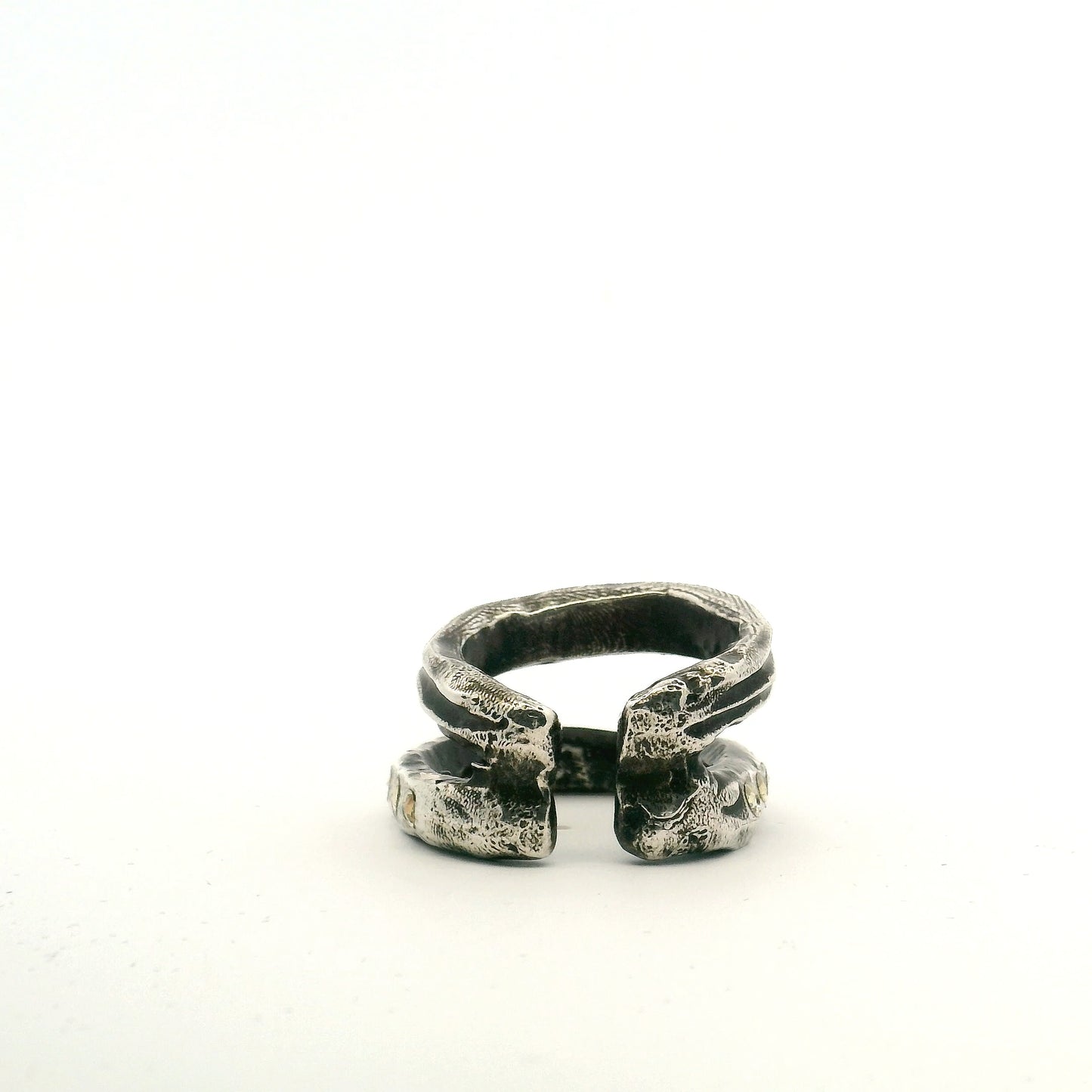 OBJECT B - ROSE CUT NATURAL ROUND DIAMOND DOUBLE CUFF LARGE