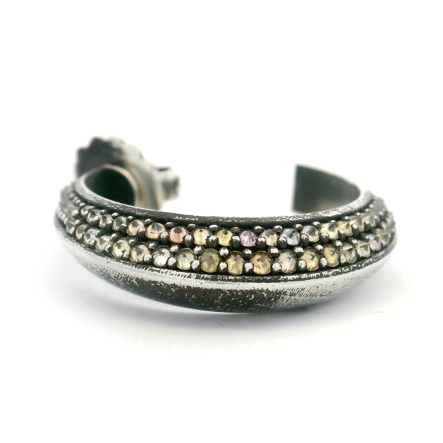 Object B - FANCY NATURAL DIAMOND EARRING